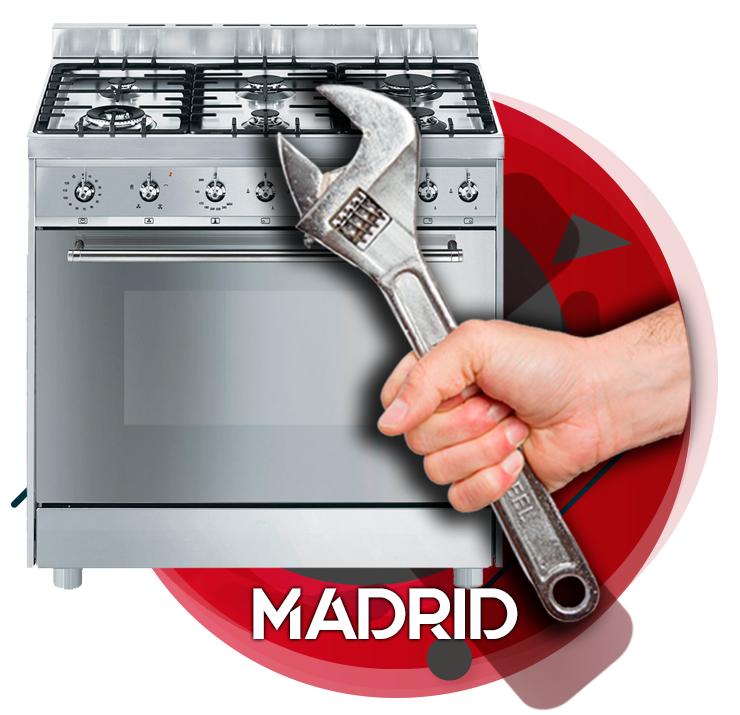 reparación de cocinas de gas en Madrid