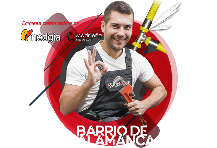 reparación fuga de gas natural en Barrio de Salamanca